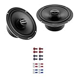 Glimmerbeschichtete halbgepresste Papiermembran, kräftiger Ferritmagnet, 24 mm Tetolon Hochtöner, Geneigter, drehbarer Hochtöner für optimalen Abstrahlwinkel, Stabiler Metallkorb, Neodym-Magnet