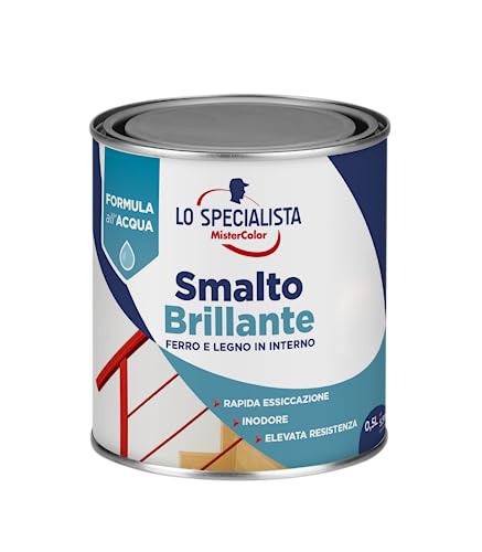 SMALTO ACQUA BRILLANTE, 0,5L, GRIGIO SCURO