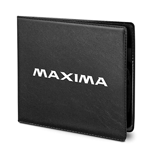 iPick Image made for Nissan Maxima Car Auto Insurance Registration Black PVC Document Card Holder Wallet