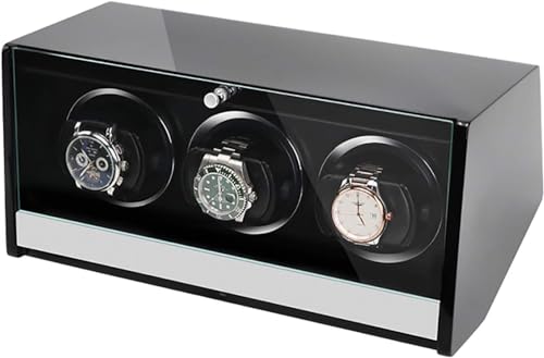 FENOKD Watch Winders Automatic Watch Winder Dual-Power Mechanical Watches Shaker Rotating Motor Box with Access Control Watch