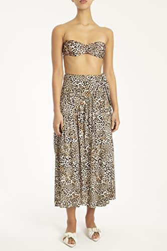 Leopard Pareo Midi Skirt3