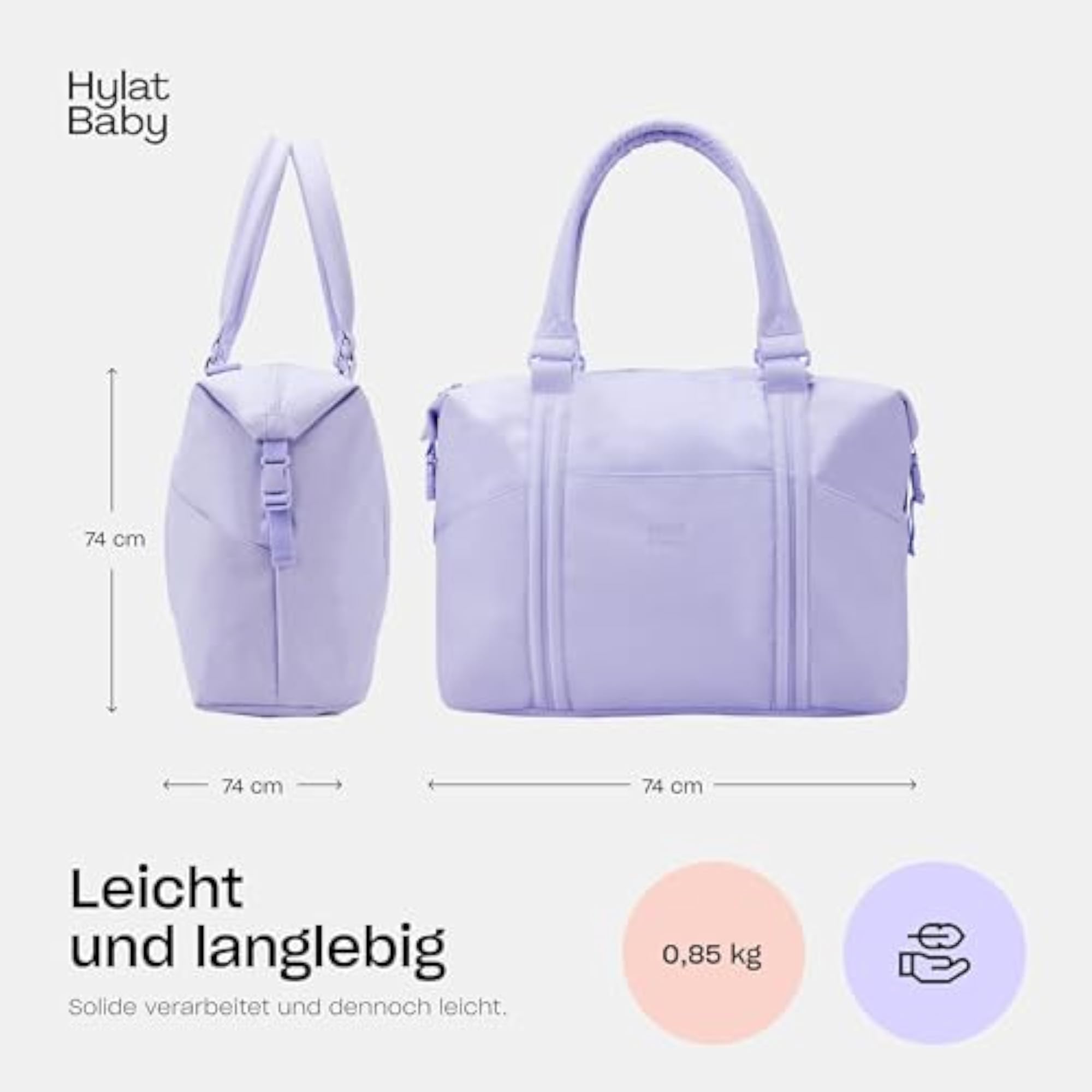 Diaper Bag with Changing Pad, Fashionable and Practical