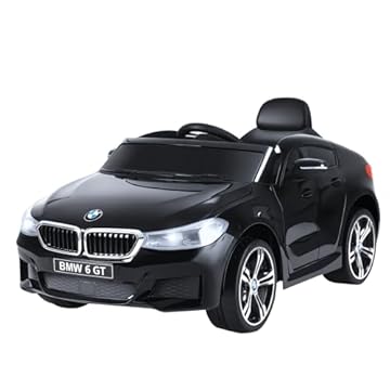 HOMCOM BMW 6GT Licensed Electric Car for Kids, 6V Battery Powered Kids' Electric Ride-on with Remote Control, LED Headlights, Music, for 3-6 Years Old