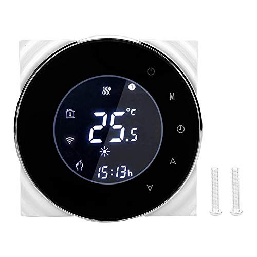 Termostato Inteligente Qotolite, Control de Voz, calefacción programable, Pantalla LCD, Soporte multilingüe, eficiente energéticamente para propietarios de viviendas