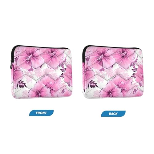 Funda para portátil de 13-14 pulgadas con diseño floral miniatura 2