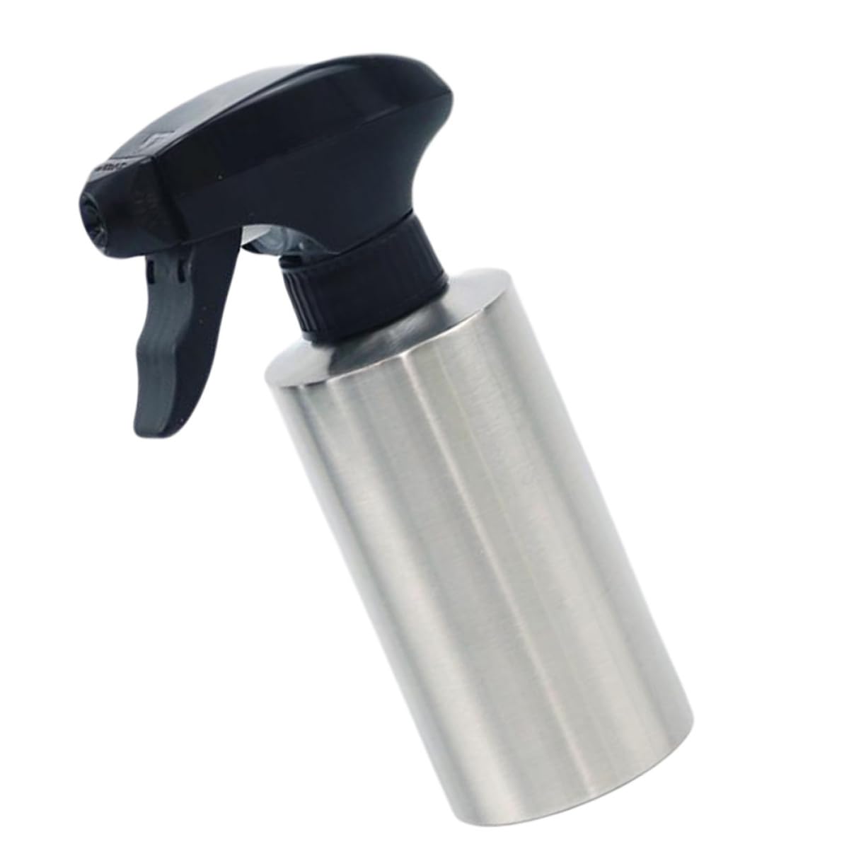 Botella de spray de aceite de acero inoxidable plata para tus barbacoas y cocina saludable