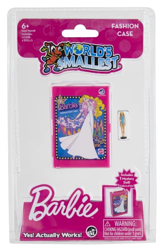 World’s Smallest Barbie Fashion Case con 2 Micro Figuras miniatura 5