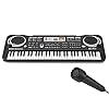 ASTOTSELL 61 Key Piano Keyboard voor kinderen, multifunctionele beginnerspiano met microfoon voor kinderen 3 4 5 jaar…