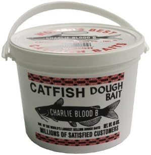 Catfish Charlies CB-6-45 Dough Bait Blood Bucket, White, 45-Ounce by Catfish
