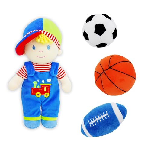 June Garden 4 Pcs Soft Dolly Bundle - Includes 12"