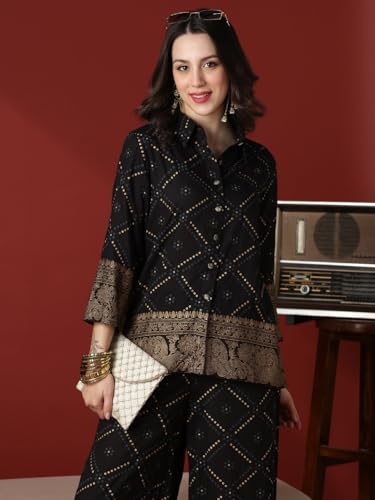 Image of Globus Women Co-ord Set (GS579751 Black S)