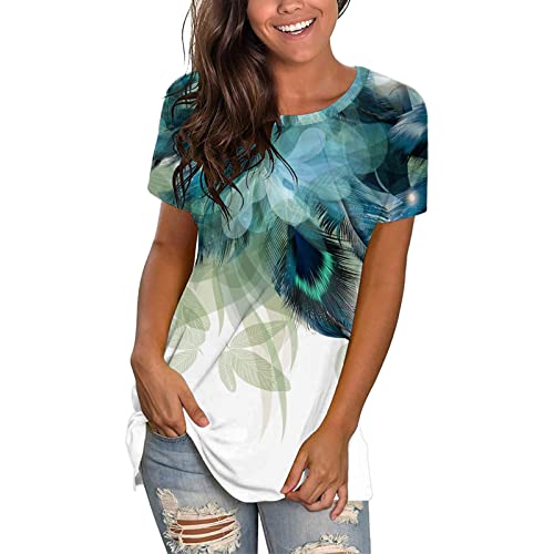 Plus Size Tops for Women Tops for Women Sexy Casual Scoop Neck Juniors Tshirts Batwing Button Down V Neck Fitted Sexy Halter Mock Neck Womens Plus Size Tops Green