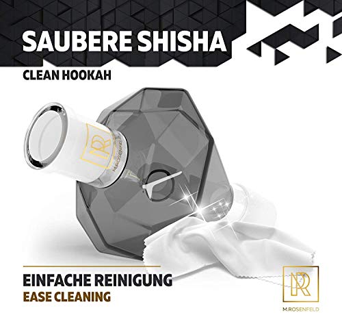 M.rosenfeld | Shisha Molassefänger Diamant | 18/8 Schliff Vorkühler-Aufsatz. 100% Durchzug und saubere Wasserpfeife Plus… – Bild 4