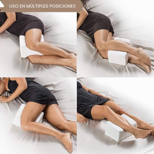 Miniatura 5 de Dioxide Almohada Ortopédica Para Rodilla, Cojín Ergonómico Para Caderas, Espalda, Piernas, Rodillas, Elección Ideal Para Dormir En El Lateral