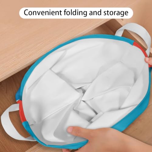 Panier à linge pliable coloré pour trier les jouets et vêtements
