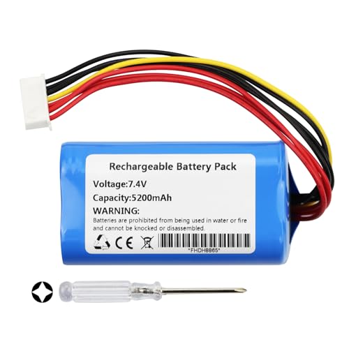 K KYUER 5200mAh Altavoces Batería para Sony SRS-XB40 SRS-XB41 Portable Bluetooth Speaker Part No: ID659B ID770 JD770B Battery