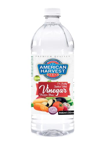 American Harvest Distilled White Vinegar 946ml | Gluten Free | Multi-Purpose for Cooking Pickling Cleaning & Household Use