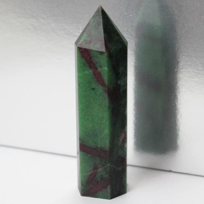 ルビーインゾイサイト 原石 ポイント Point 浄化 石 置物 原石 ポイント ルビー ruby 天然石 パワーストーン a273