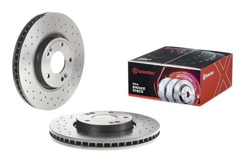 Brembo Xtra 09.A532.1X Bremsscheibe vorne, gelocht, 2 Stück