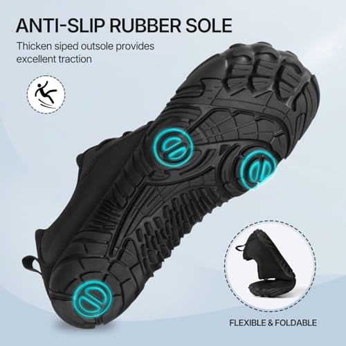 Image of ATHMILE Water Shoes for Men Women Quick Dry Aqua Shoes with Toe Protection