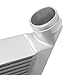 Mishimoto MMINT-F2D-08SL Performance Intercooler, Compatible with Ford Powerstroke 6.4L, 2008-2010, Silver
