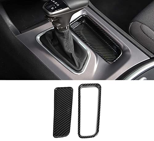 Voodonala Carbon Fiber Center Console Gear Shift Storage Box Trim