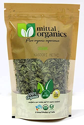 Mittal Organics- Organic Kasoori Methi | Kasuri methi | Dried Fenugreek Leaves - 200 gm (B096VWDXKP) Amazon Price History, Amazon Price Tracker