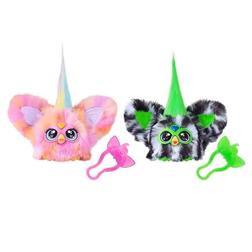 Furby - 2 Juguetes - Furblets - Feroz y Fabulosa - Mini-Peluches electrónicos para niñas y niños a Partir de 6 años