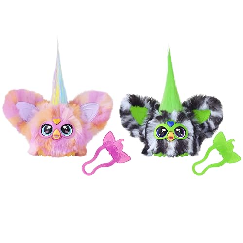 Furby Furblets Fierce & Fabulous 2 Pack, Greenie-Meanie & May-May with 45 Sounds Each, Electronic Plush Toys for Girls & Boys, Ages 6+ (Amazon Exclusive) by Furby - Used condition - US$10.35