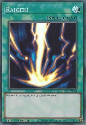Yu-Gi-Oh! Raigeki - SDCH-EN021 - Super Rare - 1st Edition