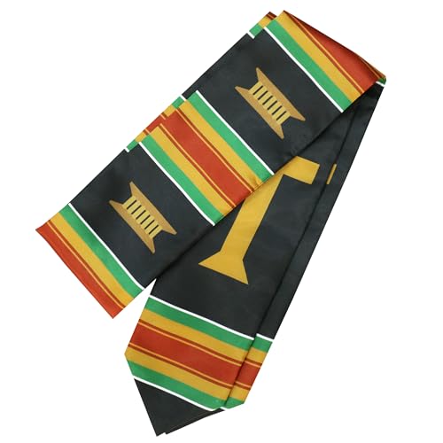 Black Grads Scarf African American Christian Graduation Stole Scarves3