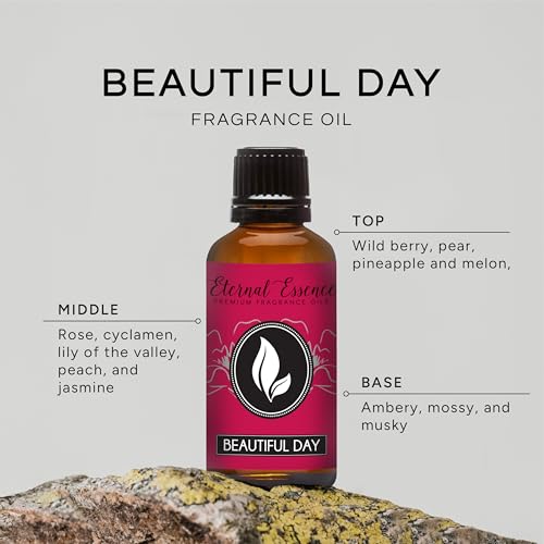 Image of Eternal Essence Oils Beautiful Day Type 30ml Premium Fragrance Oil - for Candle, Soap Making, Aromatherapy, Diffusers, Home Care, & Humidifiers