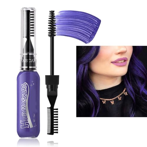 Wuyooprt Juego de peines de tiza para el cabello, juego de tinte de rímel para mujeres, juego de peines de tiza para el cabello, 8 colores de tinte para el cabello, para mujeres y hombres, tiza