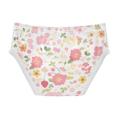 KLL Organic Garden Safari Strawberry Toddler Boys' Cotton Briefs Cute Children Panties2
