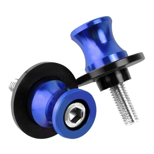 Bobines bras oscillant GSXS 1000 curseur support diabolo moto M8 bleu
