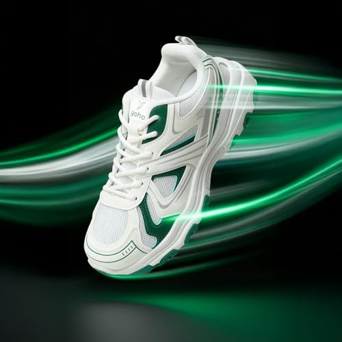 Image of YOHO Tempo Chunky Sneakers for Women|Stylish & Lightweight Casual Sports Shoes for Woman /Girls |Walking, Running, Gym & Everyday Use -0705