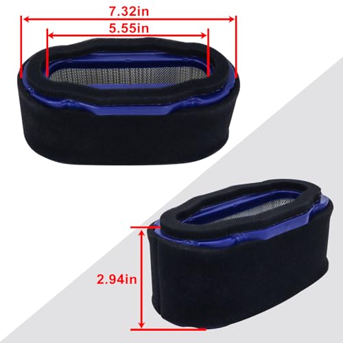 Air Filter Compatible with John Deere GT245 GX255 GX335 X320 X324 X340 X360 X500 X530 X534 Z445 Z465 717 727 Lawn Mower Deck with Oil filter Kit - Thumbnail 2