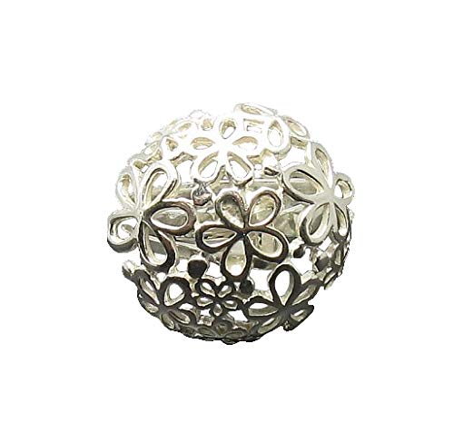 Bague argent massif Fleur R000871 - Éclat durable et design floral