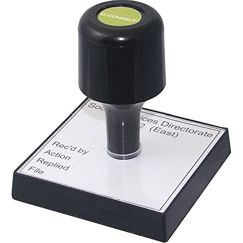 Q-Connect Voucher for Custom Rubber Stamp 90 x 55 mm