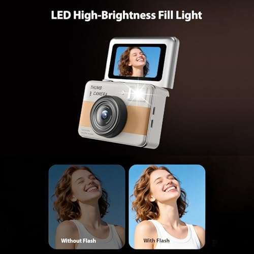 Caméscope numérique porte-clés 4K 68MP avec lumière LED - 7