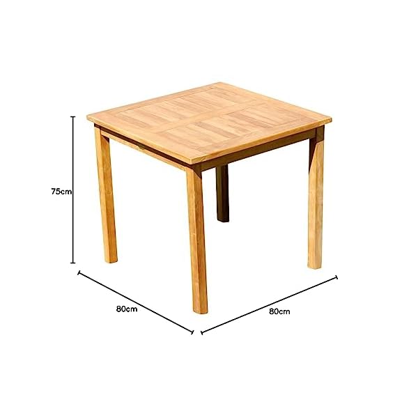 ALEOS Teak Gartentisch Alpen