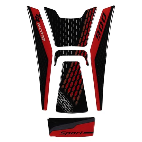 Tankpad Lackschutz 3D Gel Aufkleber kompatibel mit BMW F900 XR Rot X510401VA