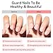 Nailshion Ridge Filler Base Coat 3-in-1 Nail Strengthener Growth for Damaged Uneven Nails & Ridges, Nourish VE & Protein-Fortifying Leveling Base for Smooth, Flawless Polish | Vegan Cruelty Free