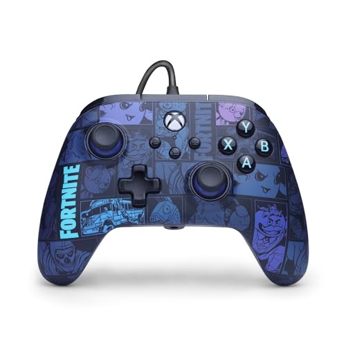 PowerA Advantage Wired Controller for Xbox Series X|S - Fortnite: Victory Royale, gamepad, hall...