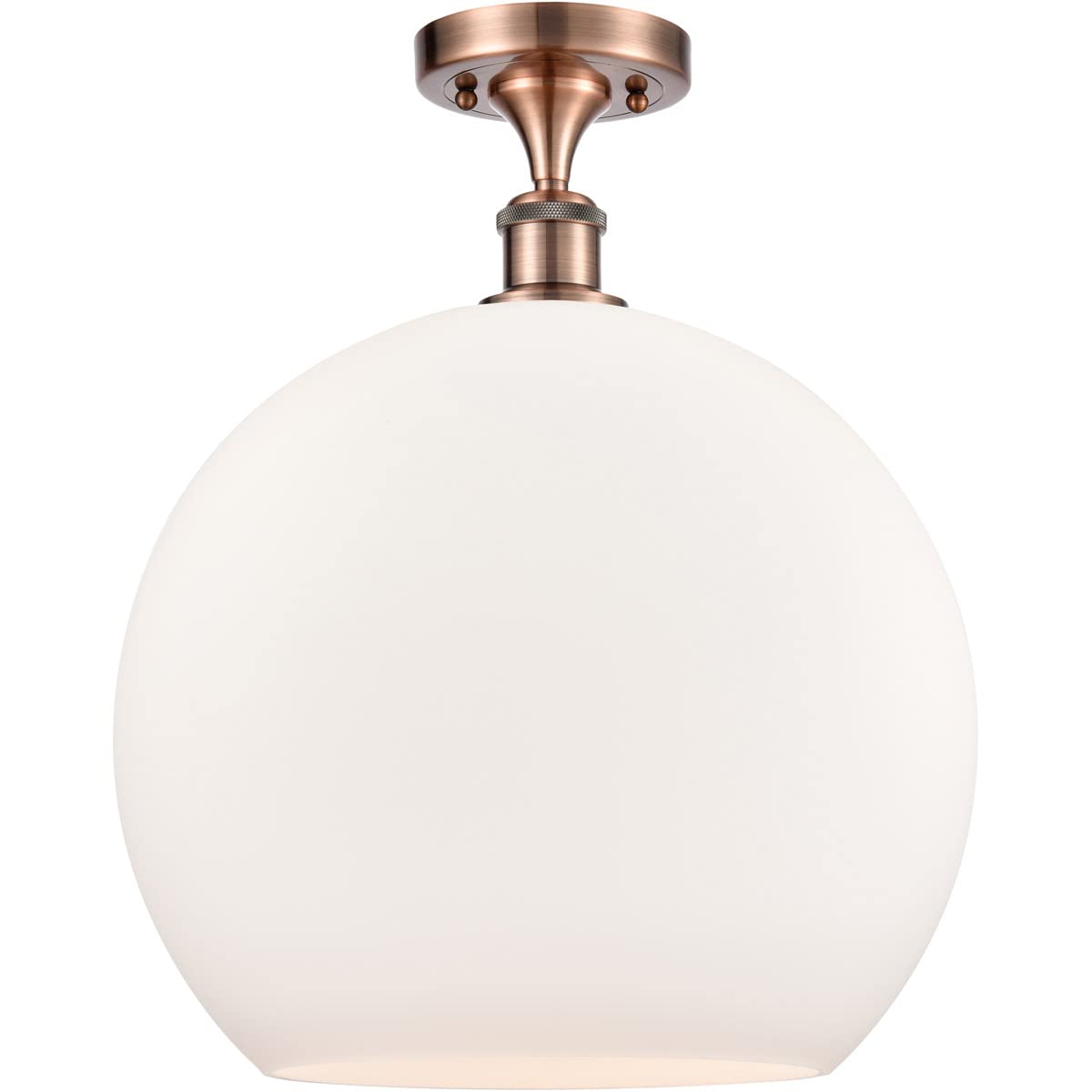 Innovations 516-1C-AC-G121-14-LED LED Semi-Flush Mount from Ballston Collection