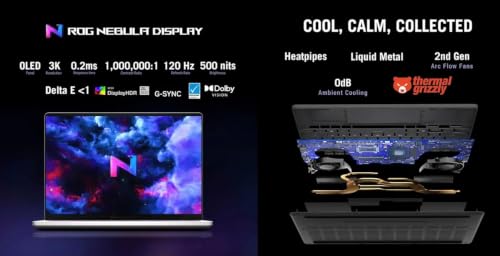 Image of ASUS ROG Zephyrus AI Gaming Laptop 14.0 inch 120Hz OLED 2.8K Display