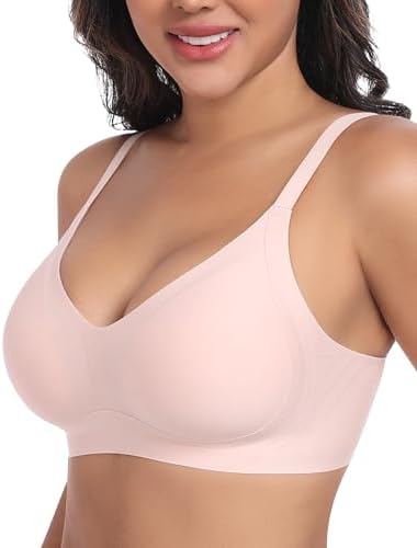 Ganado Bras for Women No Underwire Wireless Push Up Bra Full Coverage Seamless Comfortable Bralettes
