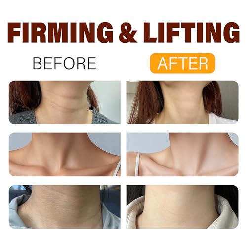 Neck Firming Cream with Roller - Anti-Aging Collagen Cream