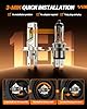 SEALIGHT H4 LED Bulbs, 96000LM 10X Brighter S6 Pro HB2 H4 Fog Bulb with 32 Lighting Chips, 80,000hrs+ Lifespan 9003 Drving Light, 6500K White, Plug n Play, for Powersports ATV, Vehicle, Pack of 2 #3
