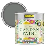 INNOV8 COATINGS Garden Paint - 750 ml - Satin Finish (Balmoral Grey)